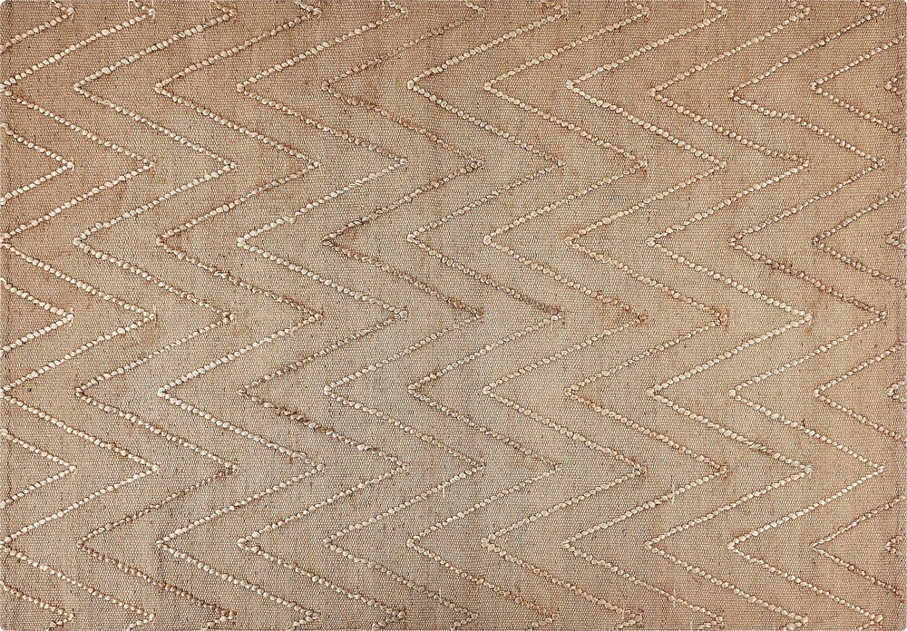 Beliani Kilimas DADAY smėlio spalvos 160 x 230 cm džiutas