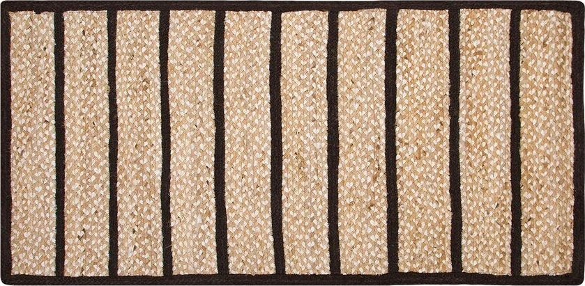 Beliani Kilimas KARADONA smėlio spalvos 80 x 150 cm džiutas
