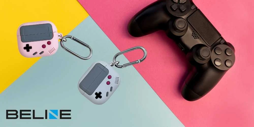 Beline AirPods Gamer Dėklas Air Pods Powder/pilkos spalvos