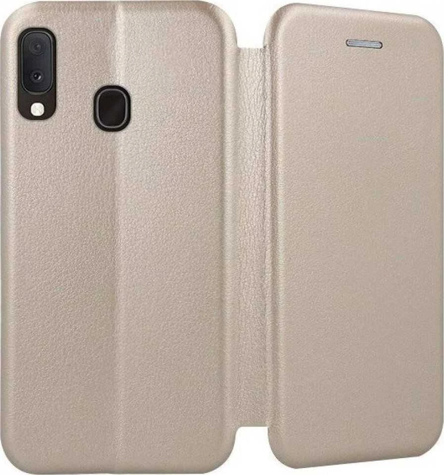 Beline Dėklas Book Magnetic Apple iPhone 13 Pro Max 6,7″ aukso spalvos