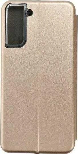 Beline Dėklas Book Magnetic Samsung Galaxy A22 4G LTE aukso spalvos