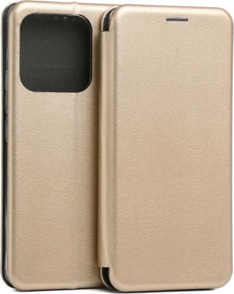 Beline Dėklas Book Magnetic Xiaomi Redmi Note 13 5G auksinis