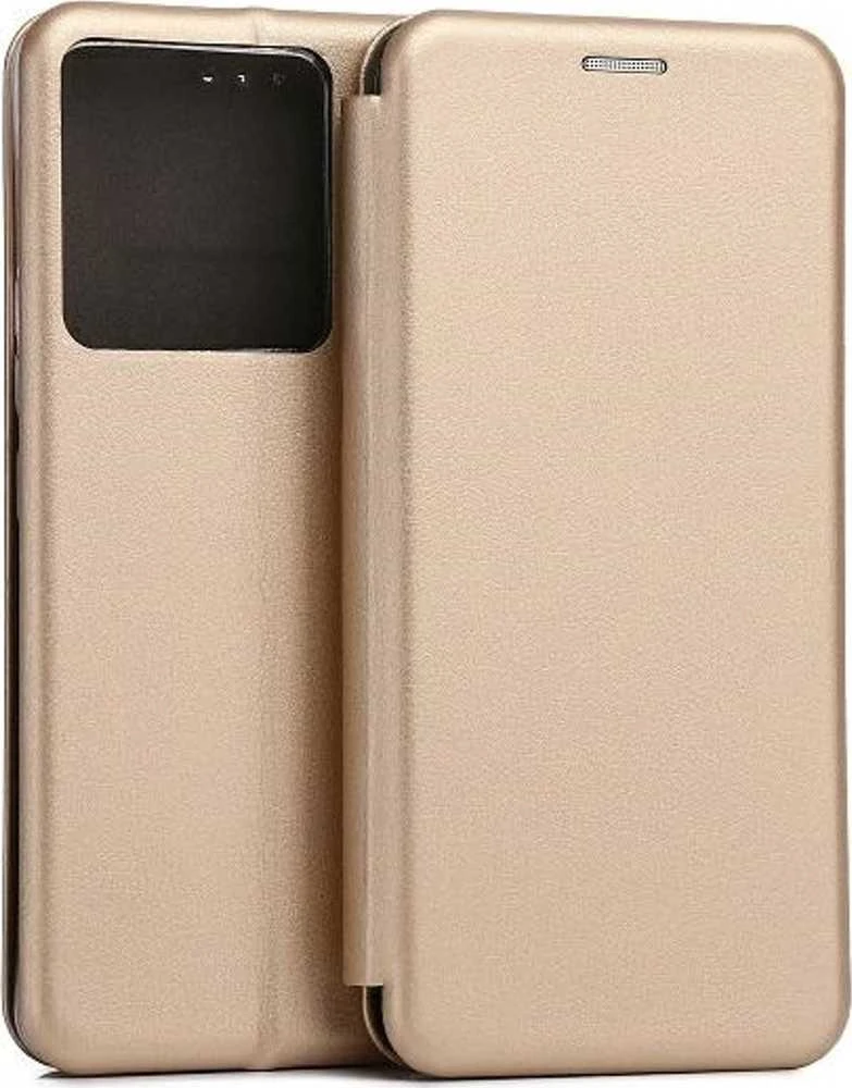 Beline Dėklas Book Magnetic Xiaomi Redmi Note 13 Pro 5G auksinis