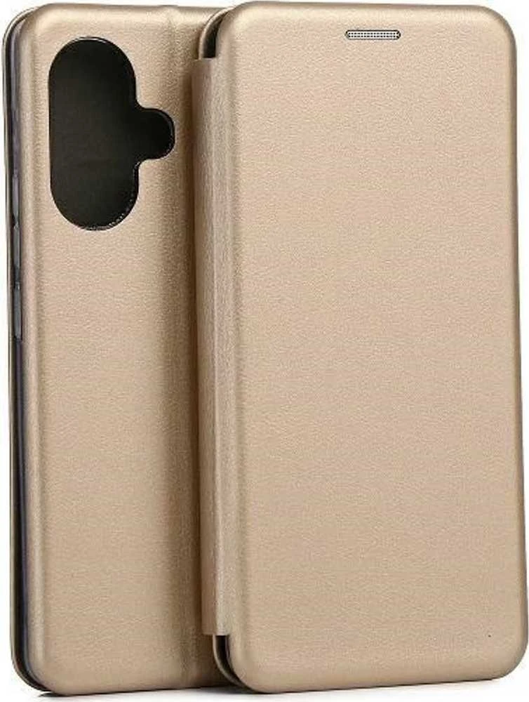 Beline Dėklas Book Magnetic Xiaomi Redmi Note 13 Pro+ 5G auksinis