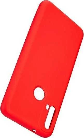 Beline Silikoninis Motorola Moto E40 dėklas telefonui raudonos spalvos