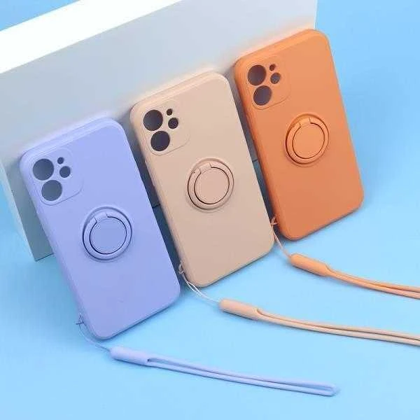 Beline Dėklas Silicone Ring Apple iPhone 12 Pro Max žalias bottle