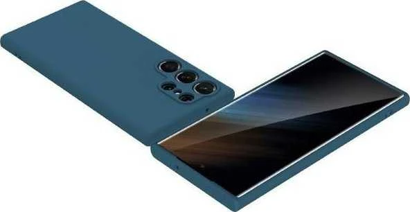 Beline Silicone Dėklas Samsung S23 UltraS918 mėlynas