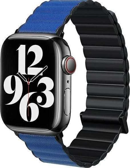Beline Apple Watch Magnetic Pro apyrankė 42/44/45/49mm juodos spalvos/Mėlyna juodos spalvos/Mėlyna Box