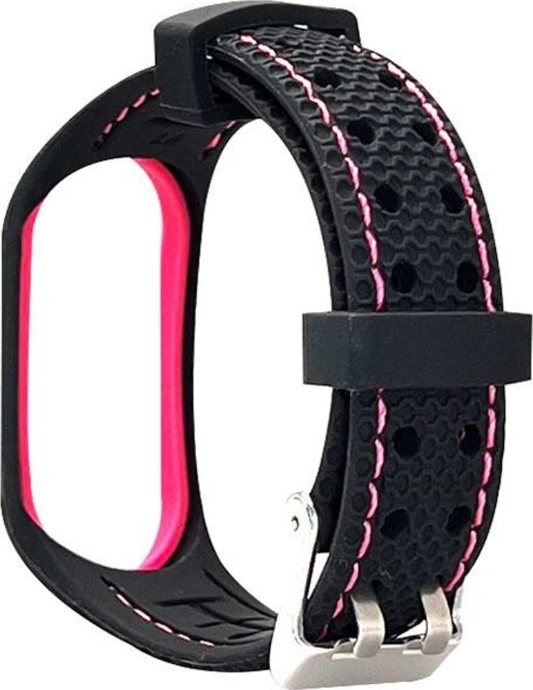 Beline Mi Band 6/5 Sport apyrankė juodos spalvos/rožinės spalvos
