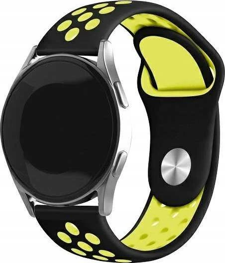 Beline Watch apyrankė 20mm Sport Silicone juodos spalvos/geltonos spalvos Box