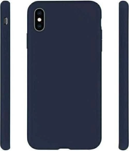 Beline dėklas Silicone iPhone 12 Pro Max 6,7" mėlynos spalvos