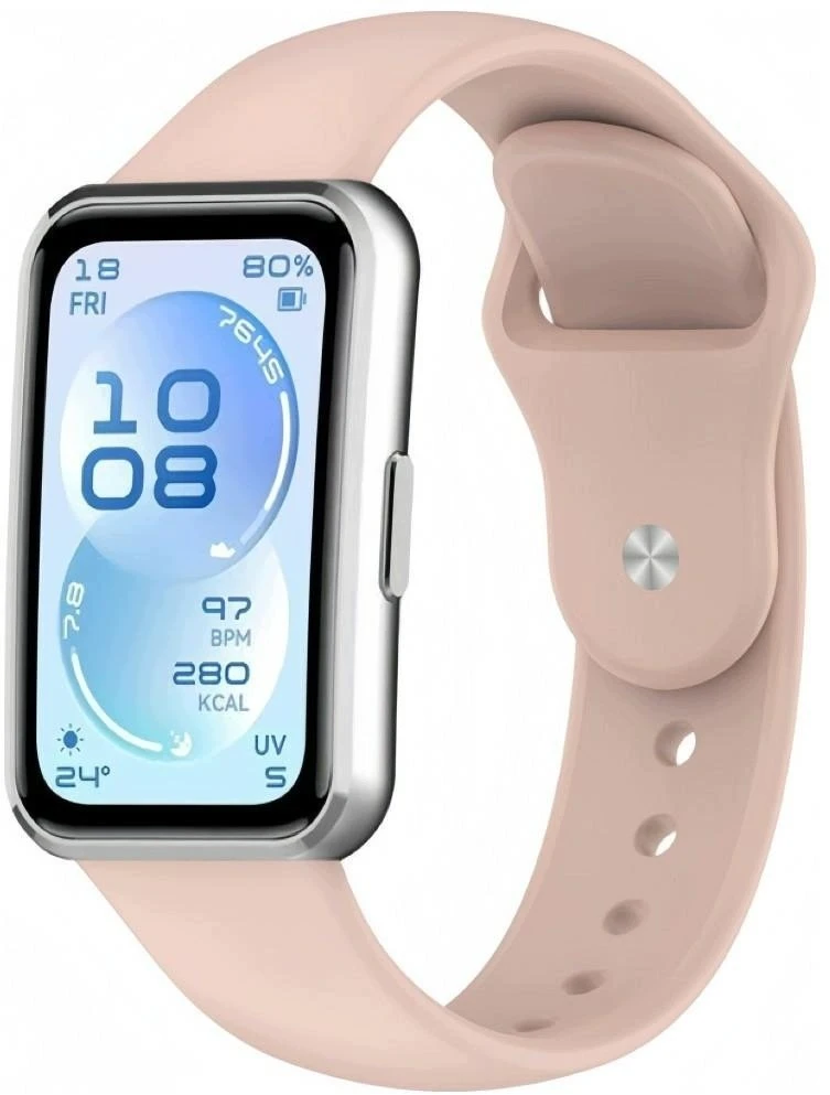 Strap Beline Reverse Buckle Strap skirtas Huawei Band 11 rožinės spalvos