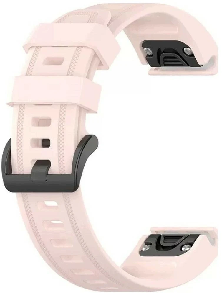 Dirželis Beline Silicone do Garmin Fenix E/Fenix 8/Fenix 7 Pro/MARQ Gen2/Epix Pro Gen2 rožinė