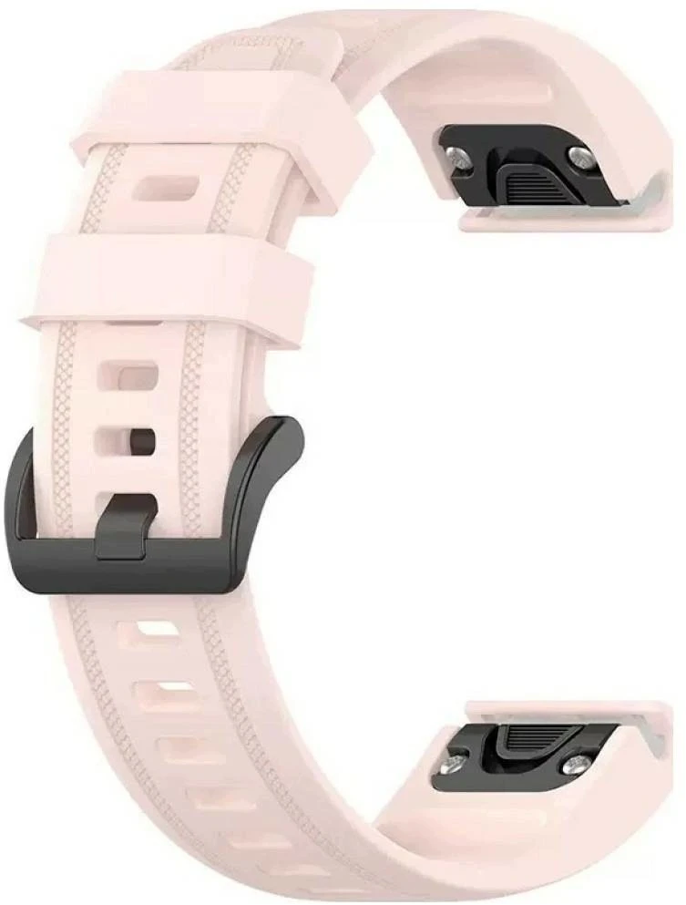 Dirželis Beline Silicone do Garmin Fenix 8/Fenix 7S/Fenix 6S/Fenix 5S/mk3/mk3i/Instinct 2S rožinė