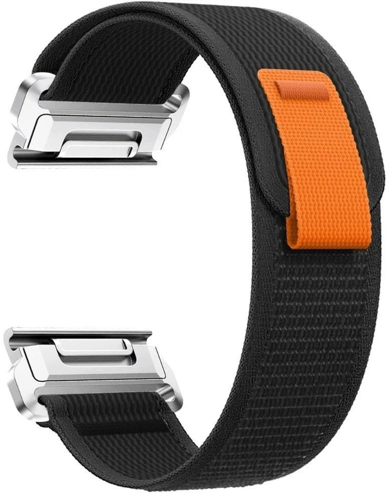 Dirželis Beline Wild Path Loop Watch do Garmin Tactix 7 - Pro Ballistics Edition/Descent Mk2i/D2 Charlie/Enduro/fenix 3 juoda oranžinė
