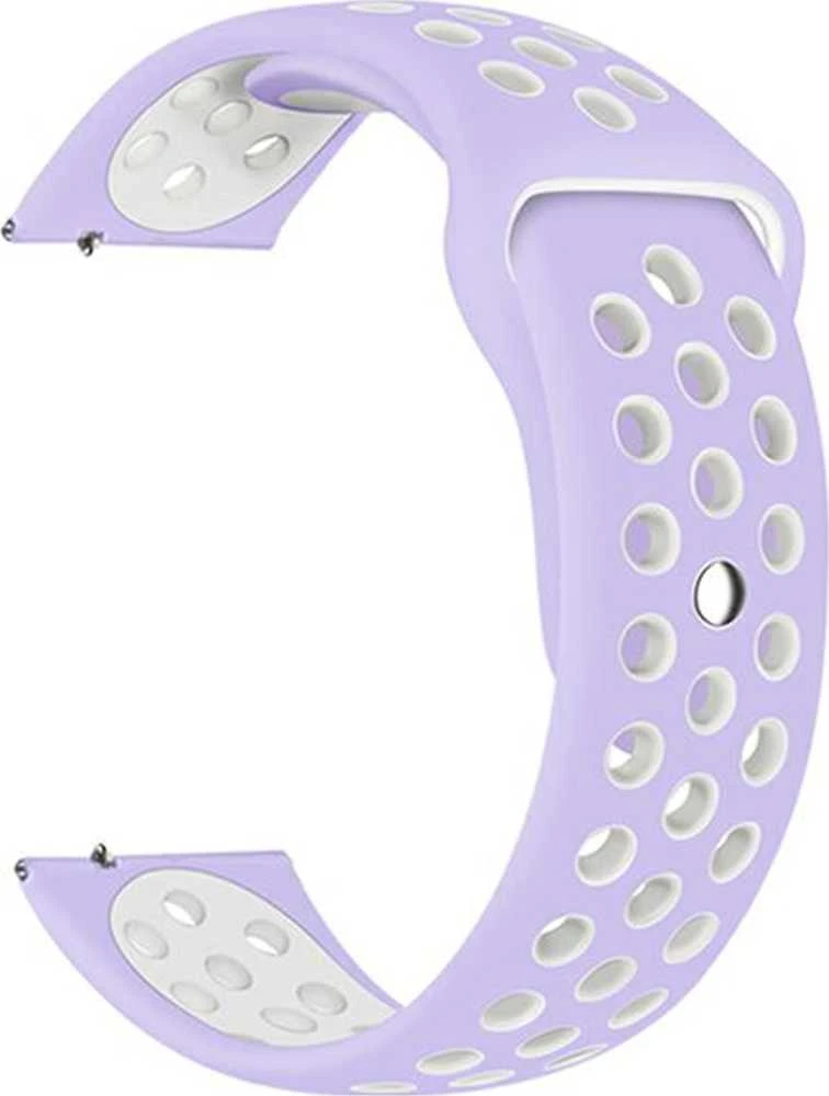 Beline apyrankė Watch 20mm Sport Silicone violetinės spalvos/baltos spalvos Box