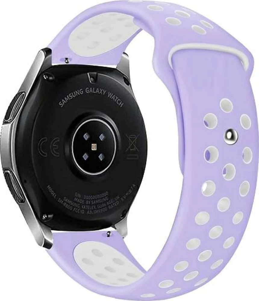 Beline apyrankė Watch 20mm Sport Silicone violetinės spalvos/baltos spalvos Box