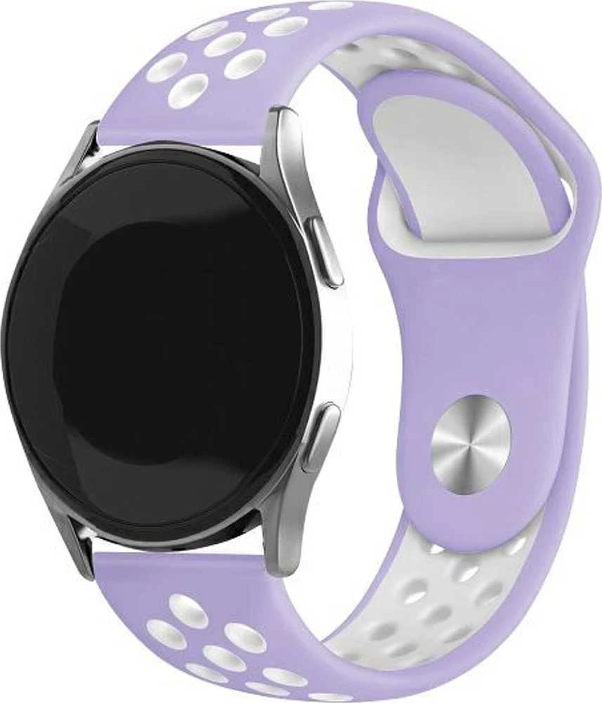 Beline apyrankė Watch 20mm Sport Silicone violetinės spalvos/baltos spalvos Box