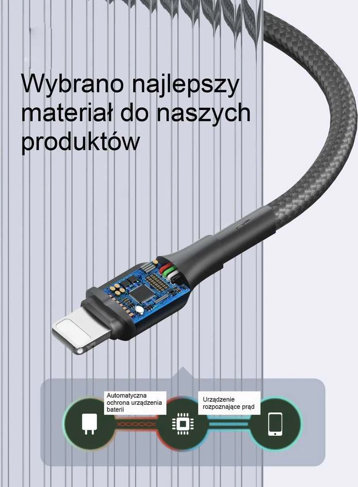 Beline Kabelis 25W USB-A/USB-C 2m juodos spalvos BLNCBC02