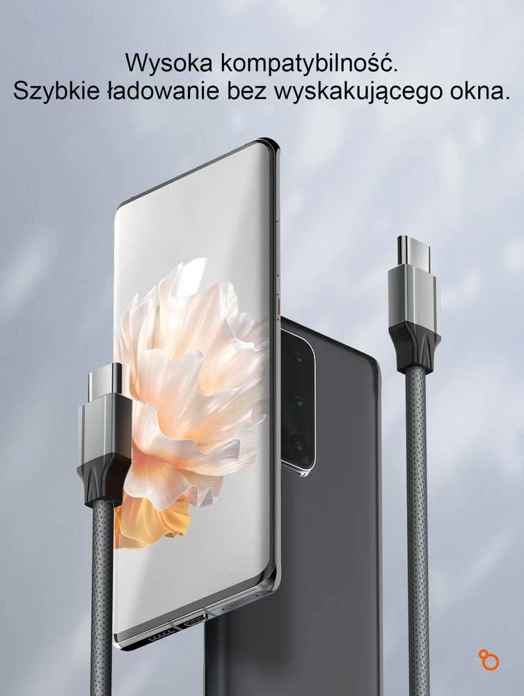 Beline Kabelis 65W USB-C/USB-C 1m baltos spalvos BLNCWC03