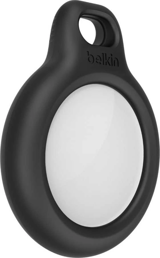 Belkin saugus laikiklis su raktų pakabuku Apple AirTag 4 pakuotėms - juodas
