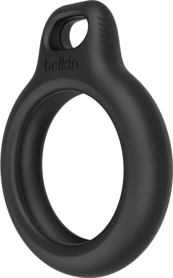 Belkin saugus laikiklis su raktų pakabuku Apple AirTag 4 pakuotėms - juodas