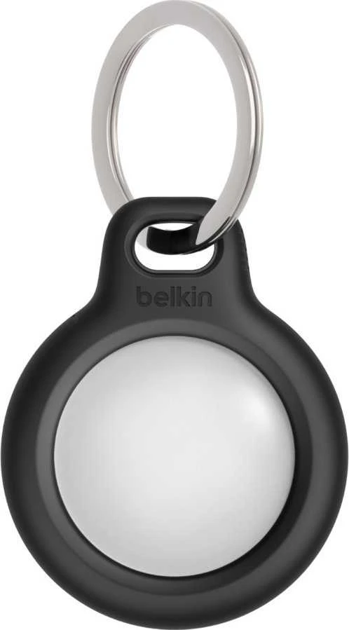 Belkin saugus laikiklis su raktų pakabuku Apple AirTag 4 pakuotėms - juodas