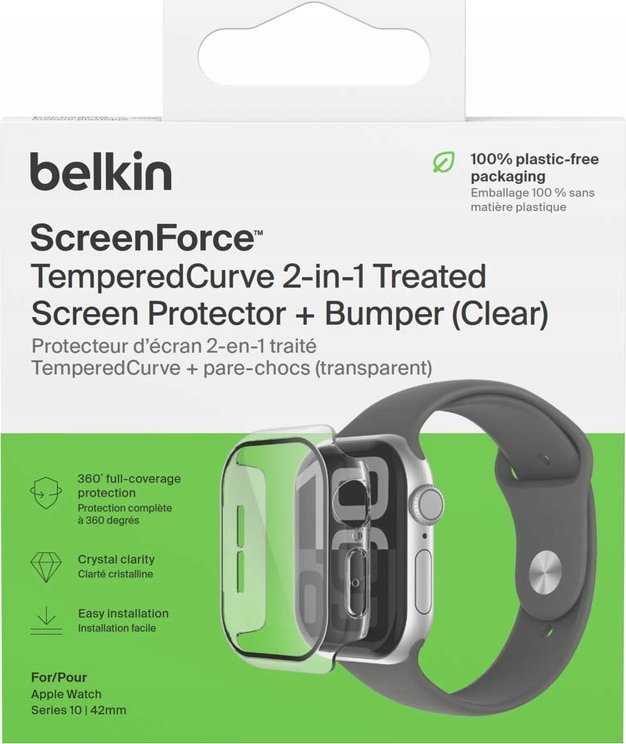 Belkin Apsauginis stiklas na Apple Watch seria 10. 42mm
