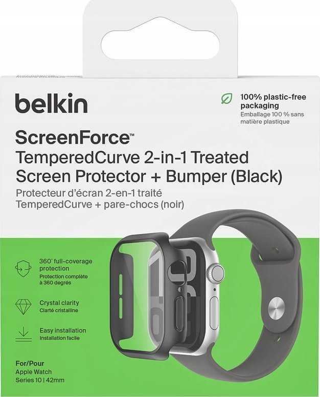 Belkin SCREENFORCE TEMPEREDCURVE 2 IN - 360 ANTIBAKTERIELLER DISPLAYSCHU