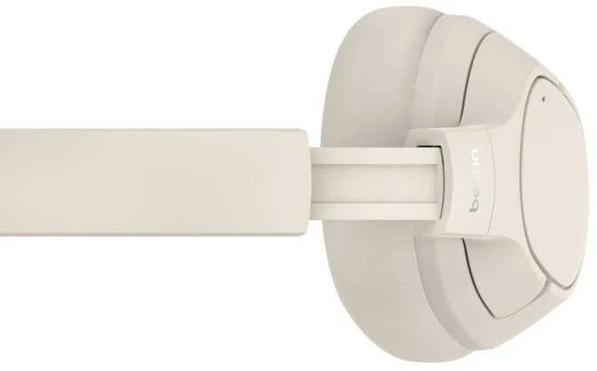 Ausinės Belkin Soundform Isolate OverEar belaidės Smėlio spalvos (AUD008HQSA)