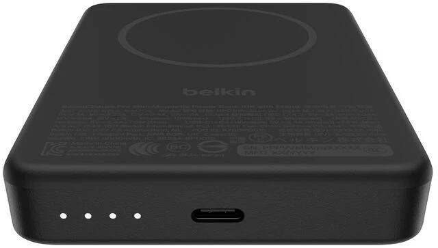Belkin Bank mocy 5000 mAh belaidės ładowanie juoda (BPD016HQBK)