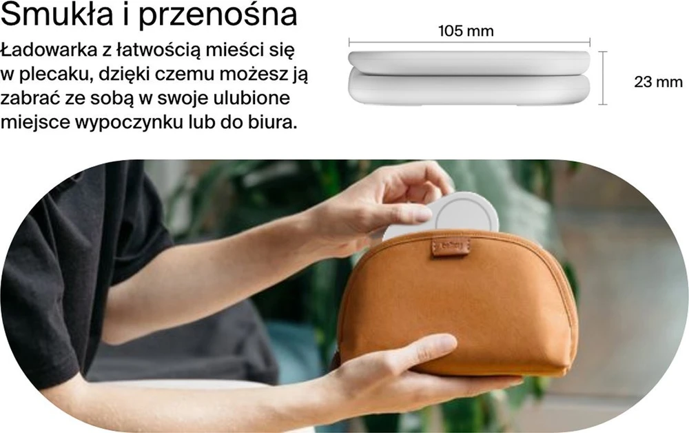 Belkin MagSafe Qi2 15 W balta su adapteriu 36 W