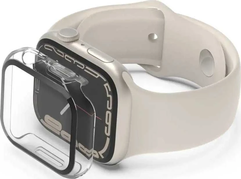 Belkin grūdinto išlinkimo ekrano apsauga „Apple Watch 4-8/SE 40/41mm“, skaidri
