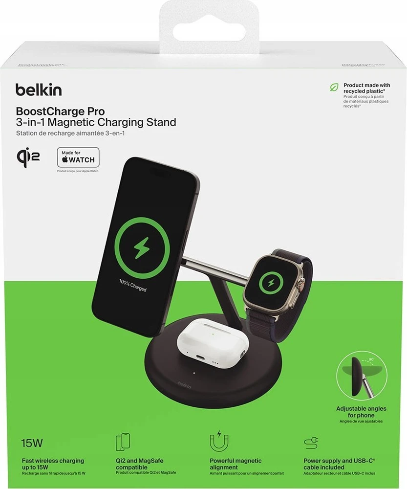 Belkin BOOST CHARGE PRO MagSafe juoda