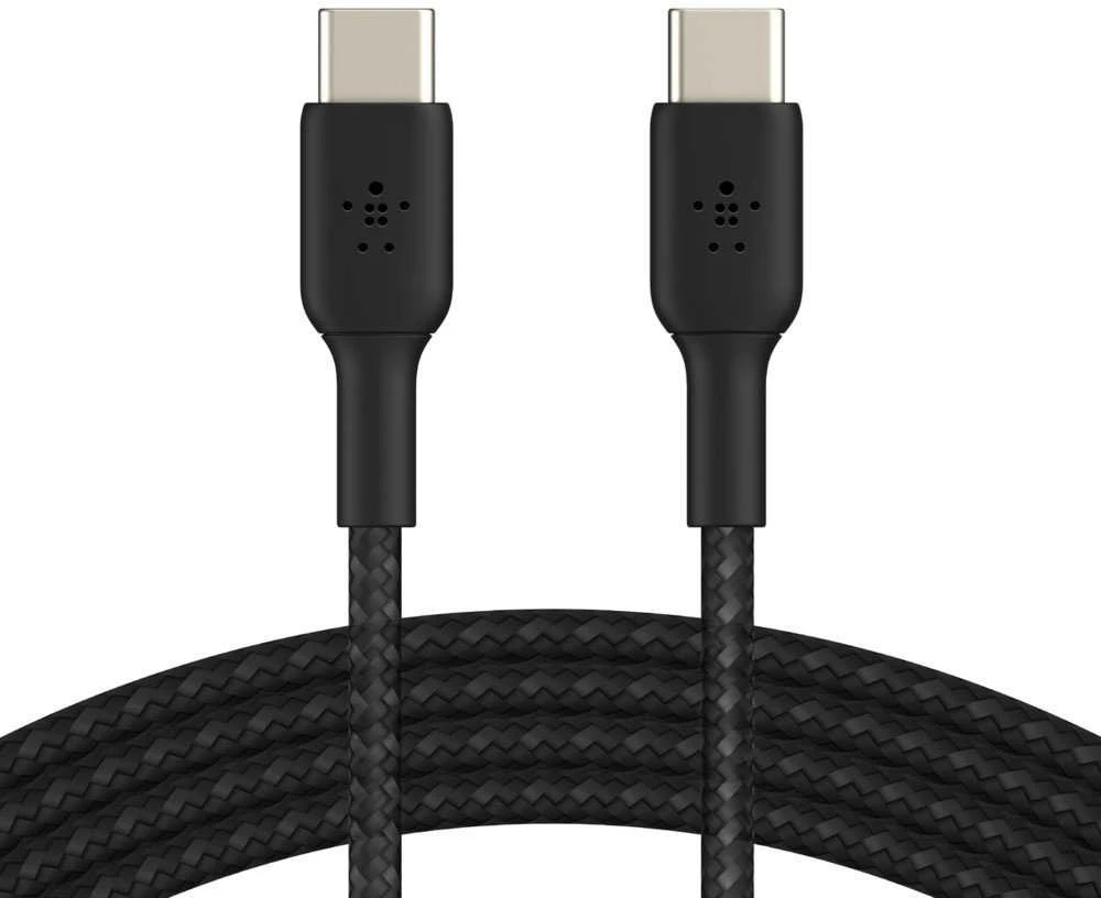 Kabelis USB Belkin USB-C - USB-C 2 m Juodas (CAB004BT2MBK)