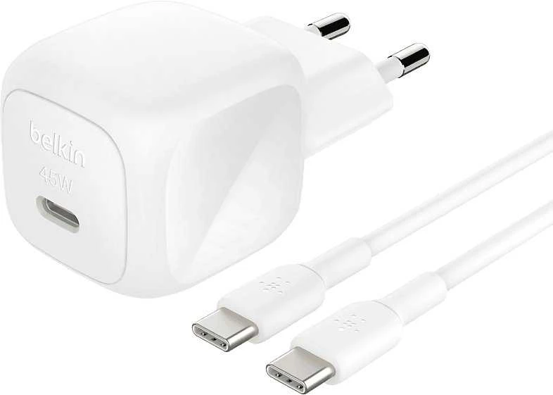 Belkin Įkroviklis USB-C 45W, BoostCharge Compact, balta