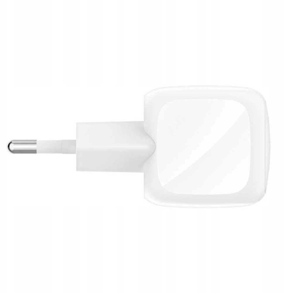 Belkin USB-C PD 30W, mažas, baltas + „Lightning“ laidas