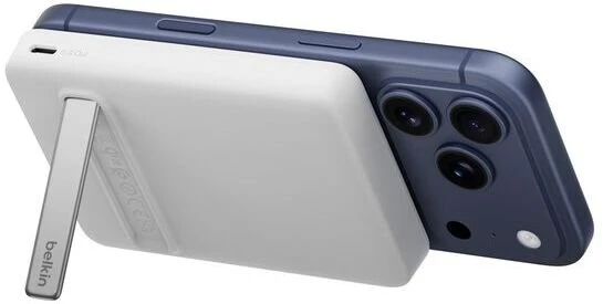 Belkin magnetinis belaidis išorinis akumuliatorius 10 000 mAh, Qi2, 15 W, BPD016hqWH
