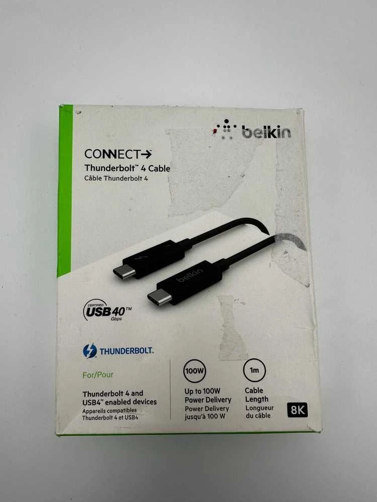 Kabelis USB Belkin USB-C - USB-C 1 m Juodas (INZ003bt1MBK)