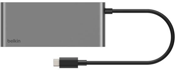 Belkin CONNECT USB-C 8 viename šakotuvas su dviem USB-C prievadais, INC024hqSGY