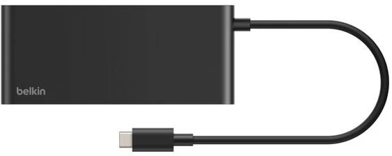 HUB USB Belkin Belkin CONNECT USB-C 8-in-1 Hub Dual USB-C Ports schw.INC024hqBK