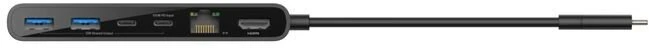 HUB USB Belkin Belkin CONNECT USB-C 8-in-1 Hub Dual USB-C Ports schw.INC024hqBK