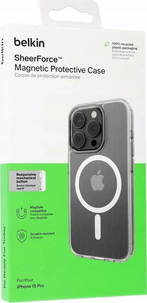 Belkin Dėklas iphone 15 pro sheerforce magsafe