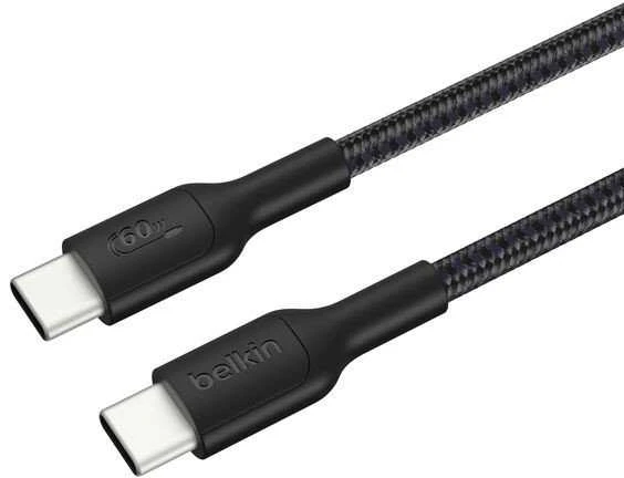 Belkin USB kabelis USB-C - USB-C 2 m juodas (ENA008HQ2MBK)