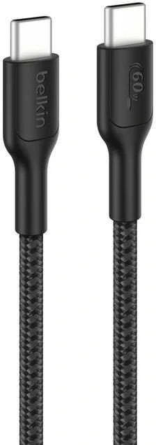 Belkin USB kabelis USB-C - USB-C 2 m juodas (ENA008HQ2MBK)