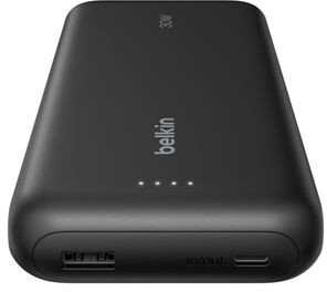 Belkin Powerbank 20 000 mAh do Nintendo Switch 2, 30W, įmontuotas kabelis USB-C, juoda