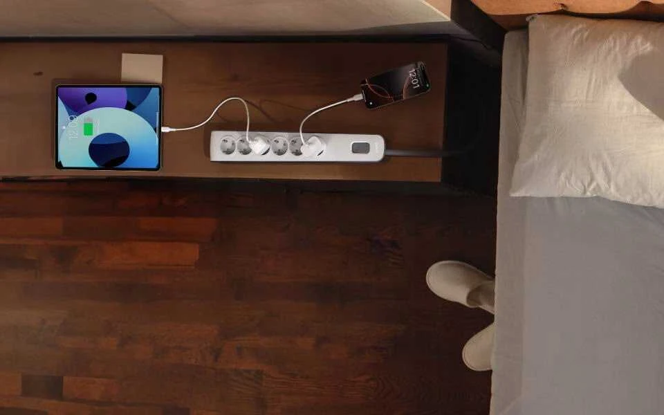 Belkin 650J, 6 Schuko lizdai, 2m