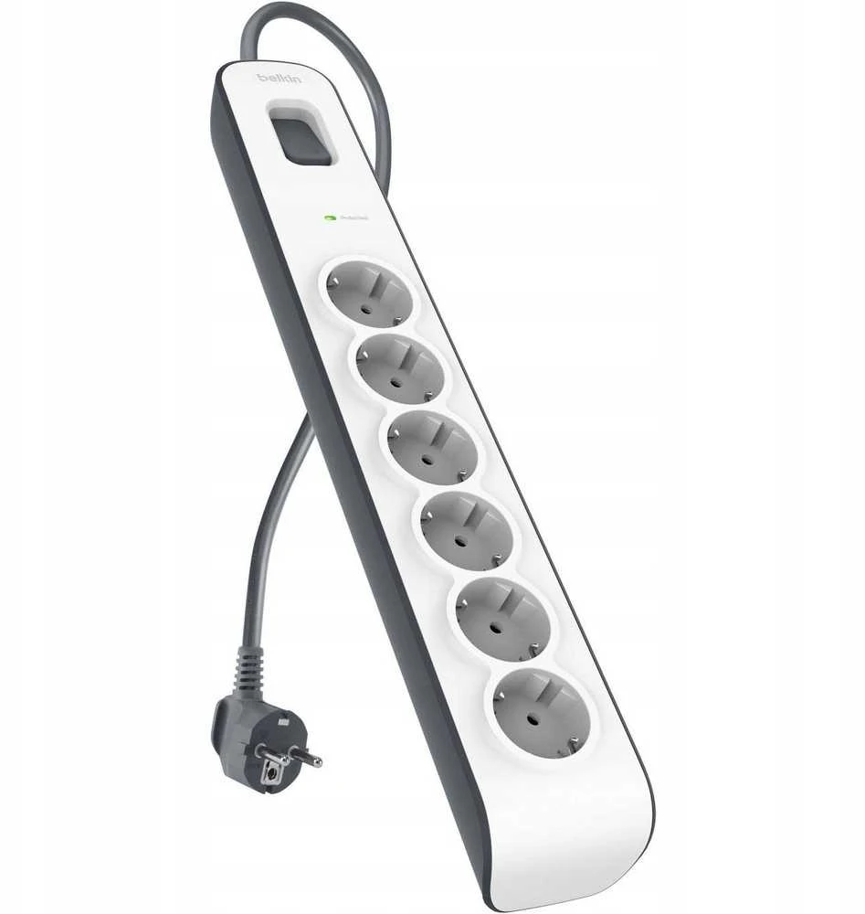 Belkin 650J, 6 Schuko lizdai, 2m