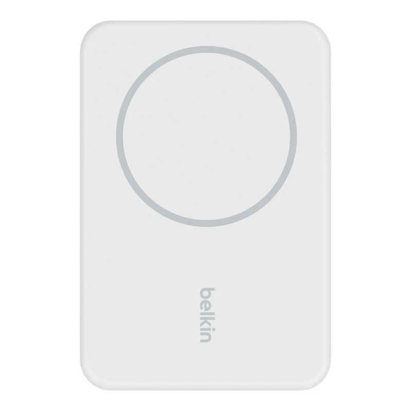 Nešiojama Baterija - Belkin 5000 mAh Belaidis Įkroviklis, Balta