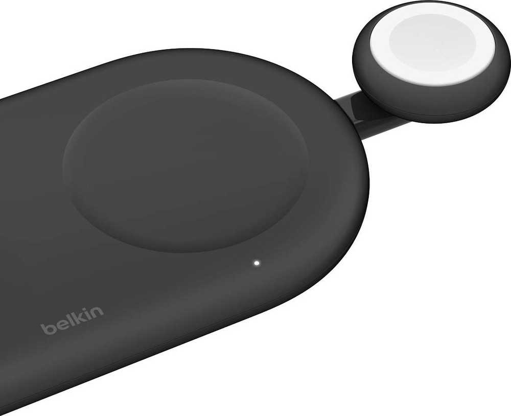 Belkin nešiojamas kroviklis USB-C Apple Watch, juodas (WIZ022GLBK-B1)